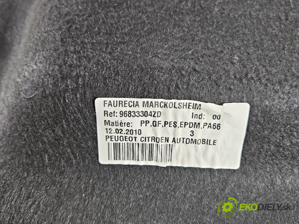 Citroen C3 II 2009-2016 1.4 hdi 68 HP manual 50 kW 1398 cm3 5- zadná  (Pláta zadné)