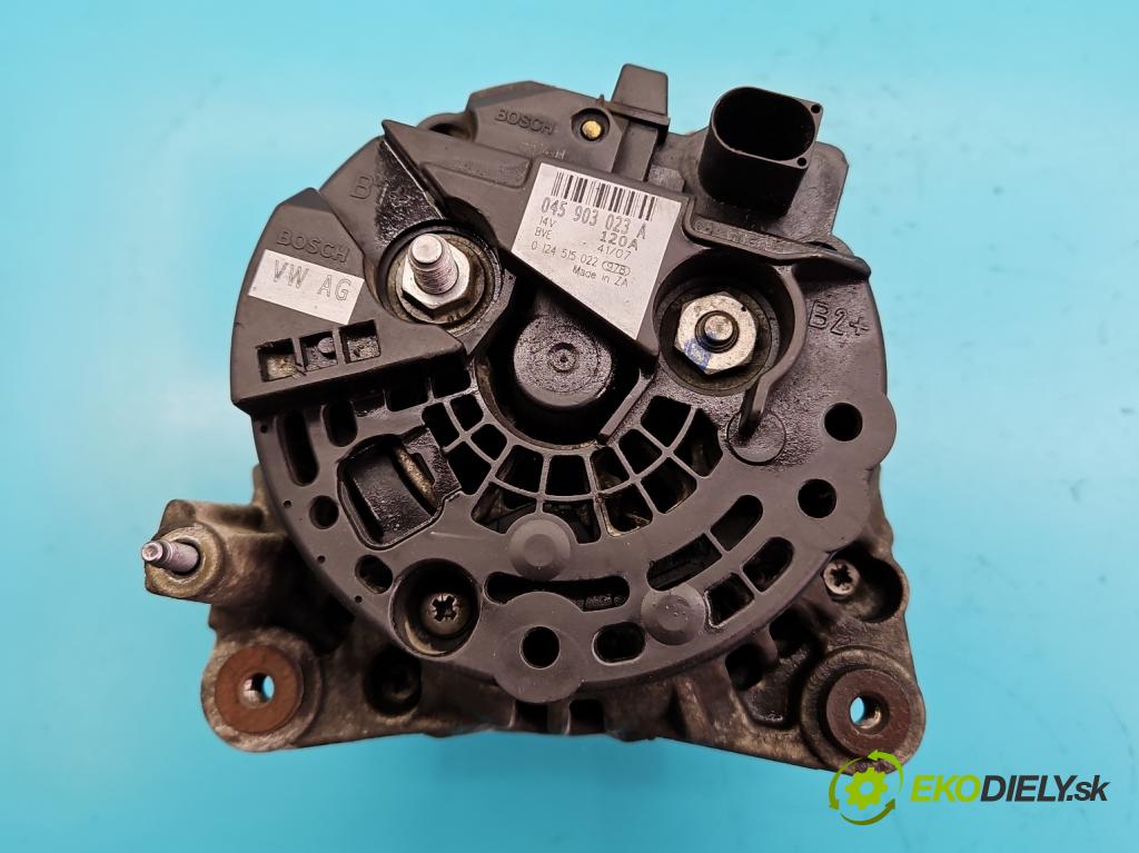 Skoda Roomster 1.4 tdi 69KM manual 51 kW 1422 cm3 5- Alternator 045903023A (Alternátory)