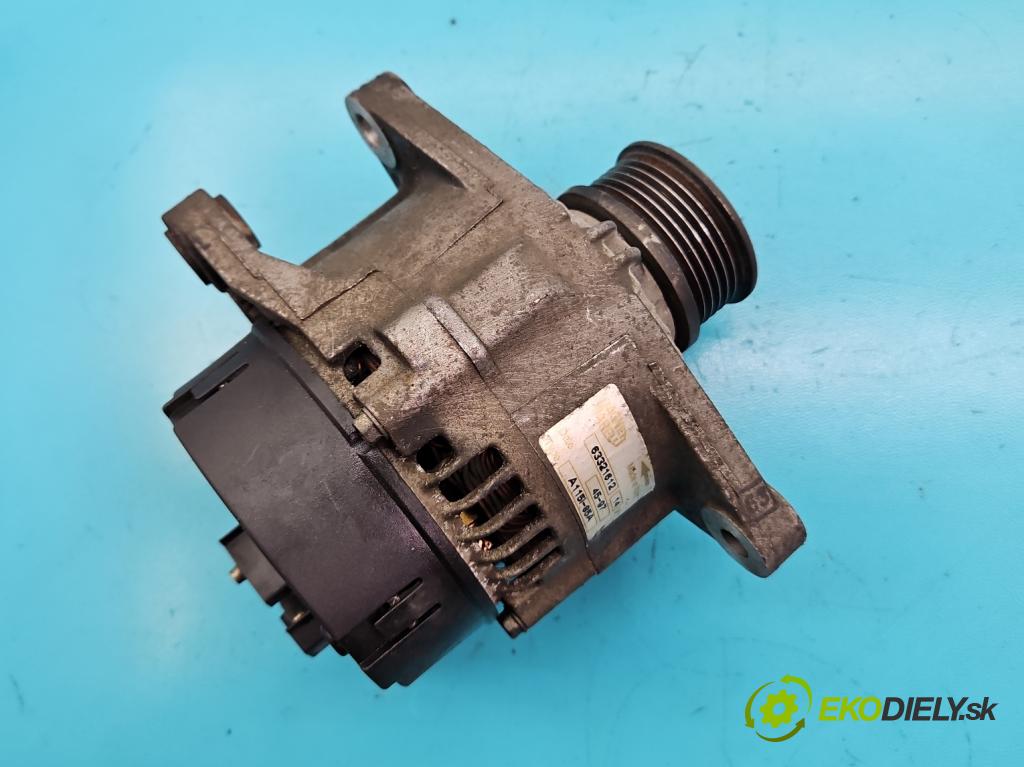 Alfa romeo 145 1.7 16V 120 hp manual 88 kW 1698 cm3 3- Alternator 63321612 (Alternátory)