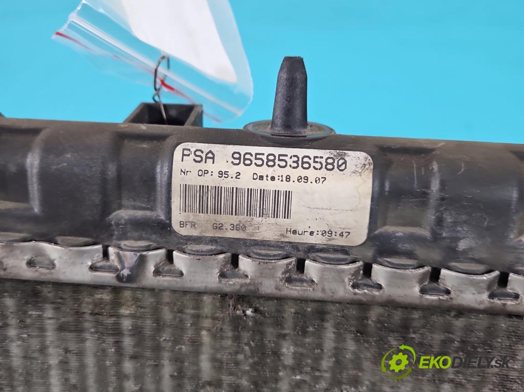 Citroen C4 I 2004-2011 1.6 16V 109 hp manual 80 kW 1587 cm3 5- Chladič vody 9658536580 (Chladiče vody)