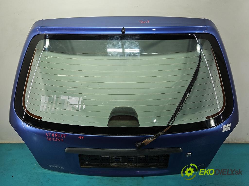 Toyota Starlet 1.3 16V 75 hp manual 55 kW 1332 cm3 3- zadní kufrové dveře  (Zadní kapoty)