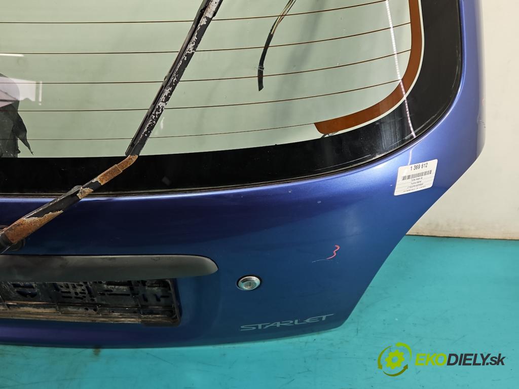 Toyota Starlet 1.3 16V 75 hp manual 55 kW 1332 cm3 3- zadní kufrové dveře  (Zadní kapoty)