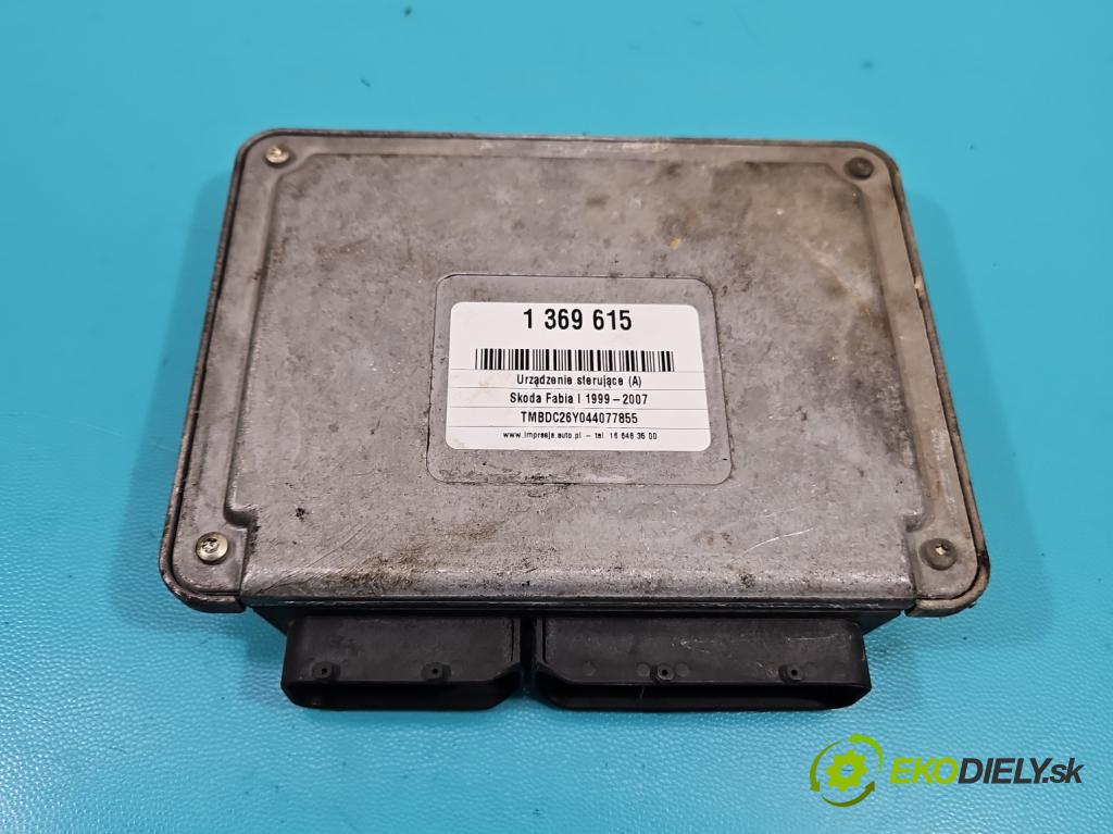 Skoda Fabia I 1999-2007 1.4 16V 75 hp manual 55 kW 1390 cm3 4- řídící jednotka motoru 036906034ET