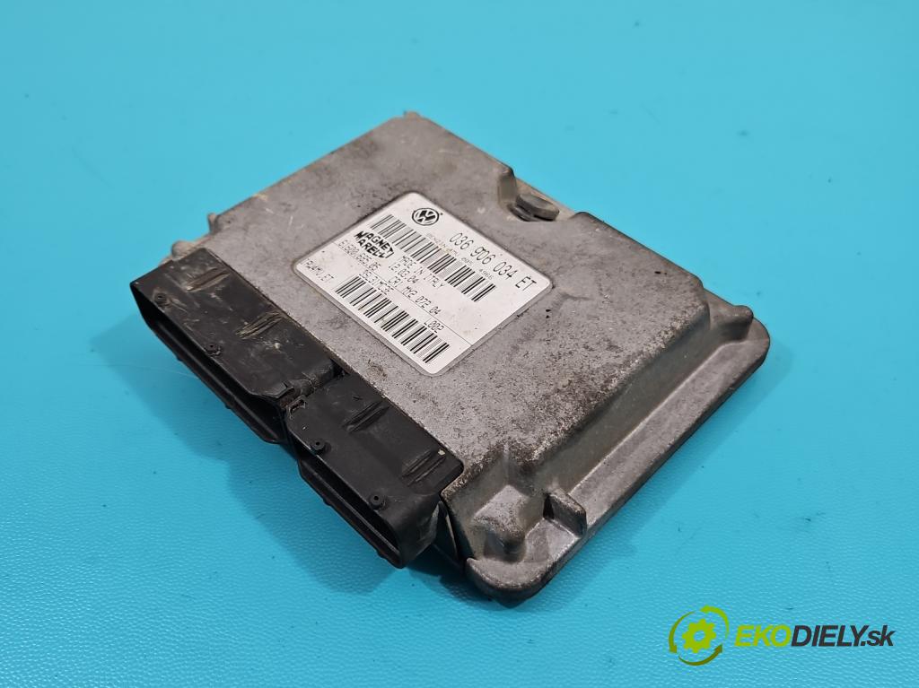 Skoda Fabia I 1999-2007 1.4 16V 75 hp manual 55 kW 1390 cm3 4- řídící jednotka motoru 036906034ET