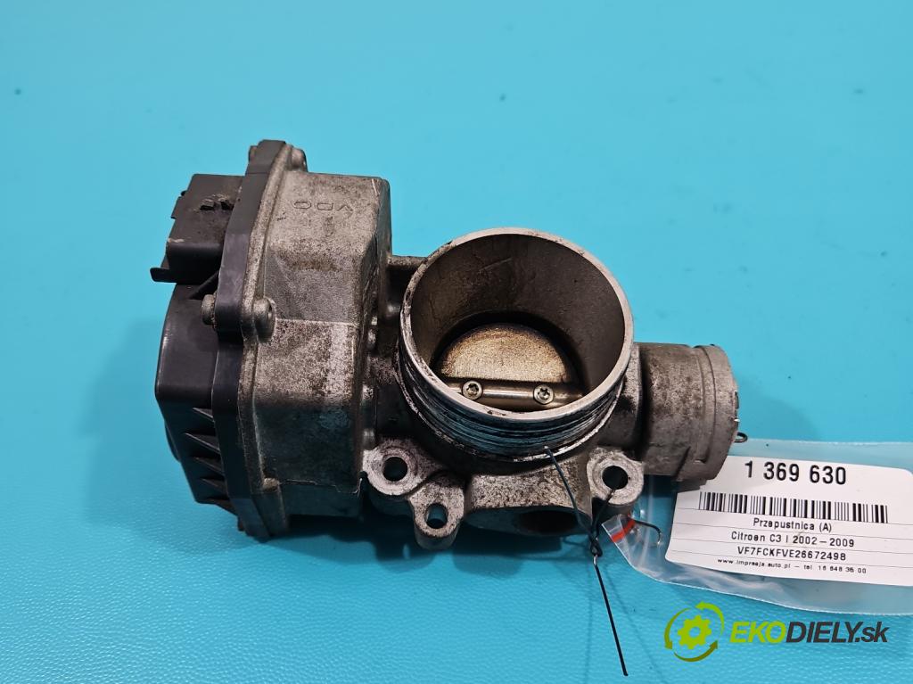 Citroen C3 I 2002-2009 1.4 8V 73 HP automatic 54 kW 1360 cm3 5- klapka 9640796280 (Škrtiace klapky)