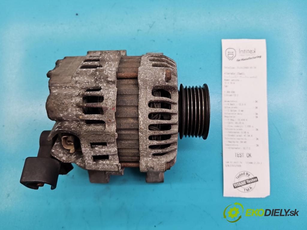 Citroen C3 I 2002-2009 1.4 8V 73 HP automatic 54 kW 1360 cm3 5- Alternator  (Alternátory)