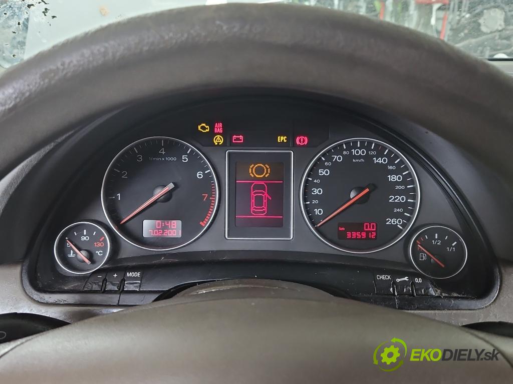 Audi A4 B6 2000-2004 2.0 20V 131 HP manual 96 kW 1984 cm3 4- prístrojovka/ budíky 8E0920900F (Prístrojové dosky, displeje)