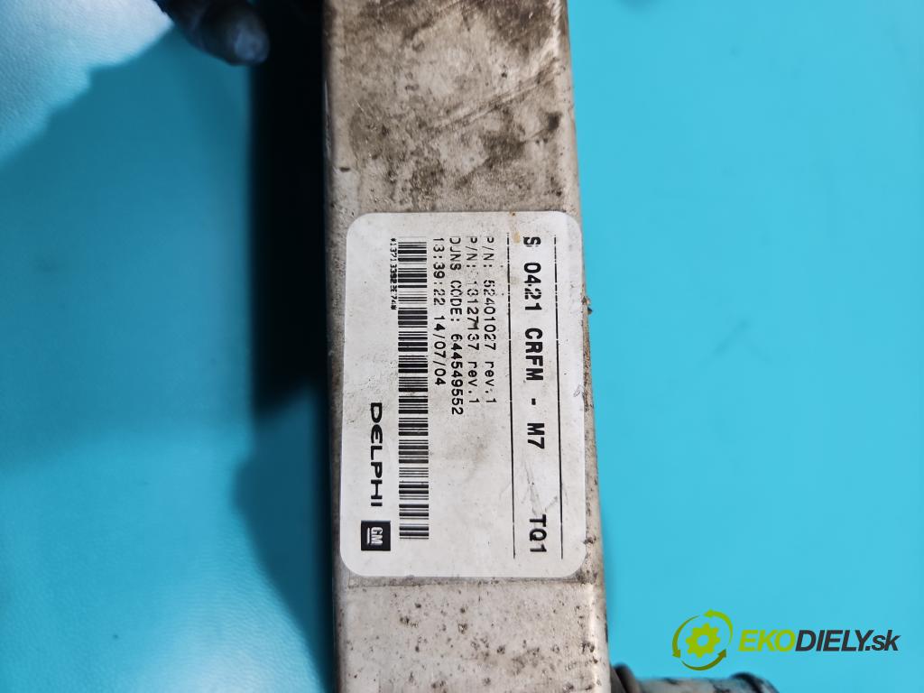 Opel Meriva A 2002-2010 1.7 DTI 75 hp manual 55 kW 1686 cm3 5- Intercooler 13127137 (Chladiče nasávaného vzduchu (intercoolery))