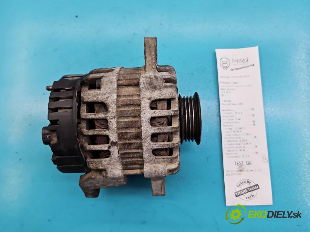 Chevrolet Aveo T250 2006-2011 1,2.0 8V 72 HP manual 53 kW 1150 cm3 4- Alternator 96652100 (Alternátory)