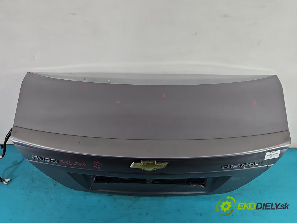 Chevrolet Aveo T250 2006-2011 1,2.0 8V 72 hp manual 53 kW 1150 cm3 4- zadní kufrové dveře  (Zadní kapoty)