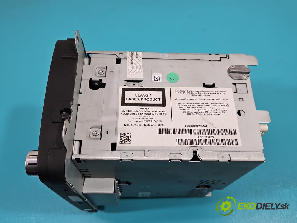 Vw Passat CC 2008-2016 2.0 tdi 170 HP automatic 125 kW 1968 cm3 4- Radio originál 1T0035680B