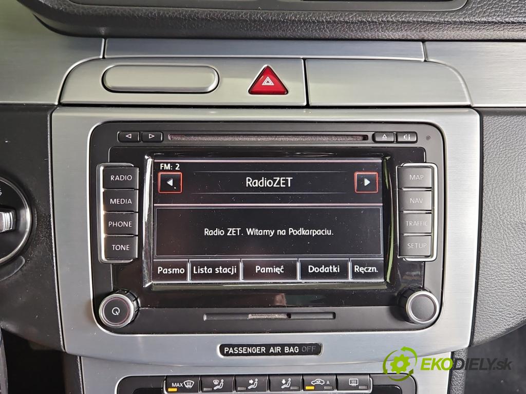 Vw Passat CC 2008-2016 2.0 tdi 170 HP automatic 125 kW 1968 cm3 4- Radio originál 1T0035680B