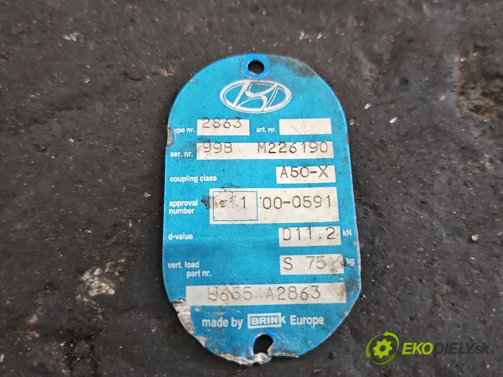 Hyundai Tucson I 2004-2009 2.0 crdi 111KM automatic 82 kW 1991 cm3 5- oko tažné  (Tažná zařízení)