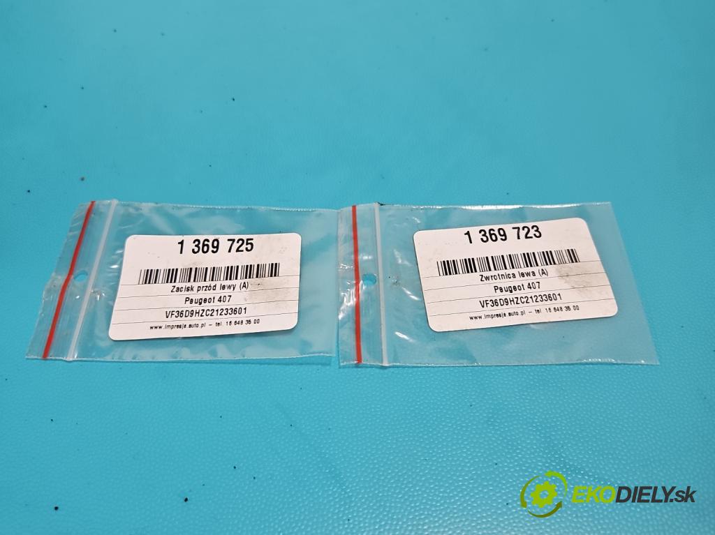 Peugeot 407 1.6 hdi 109 HP manual 80 kW 1560 cm3 4- náboj ľavé  (Náboje)