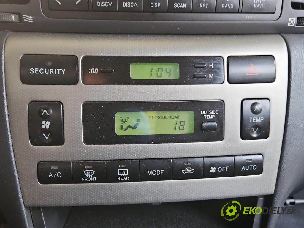 Toyota Corolla E12 2001-2009 2.0 D4D 110 HP manual 81 kW 1995 cm3 5- panel kúrenia 88650-13030