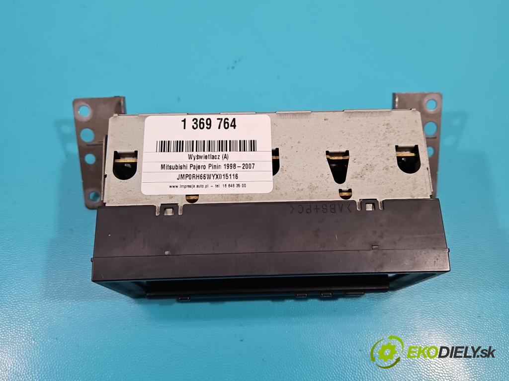 Mitsubishi Pajero Pinin 1998-2007 1.8 GDI 120 HP automatic 88 kW 1834 cm3 3- Zobrazit: MR444752 (Prístrojové dosky, displeje)