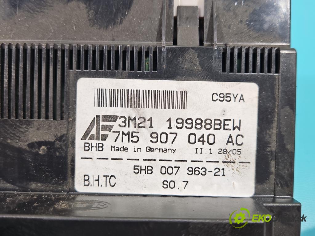 Ford Galaxy Mk1 1995-2006 2.3 16V 140 HP manual 103 kW 2295 cm3 5- panel kúrenia 7M5907040AC