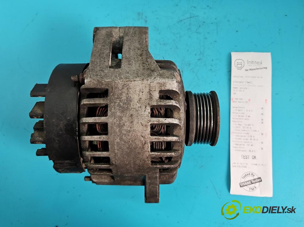 Opel Astra III 2004-2014 1.9 cdti 150 hp manual 110 kW 1910 cm3 5- Alternator  (Alternátory)