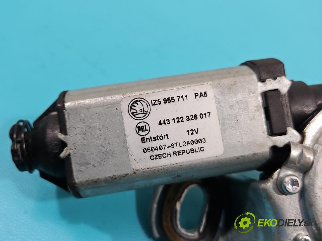 Skoda Octavia II 2004-2013 1.9 tdi 105 HP manual 77 kW 1896 cm3 5- motor stieračov zadné 443122326017
