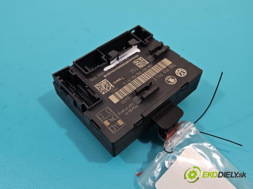 Vw Sharan II 2010-2022 2.0 tdi CFG: 170 hp automatic 125 kW 1968 cm3 5- řídící jednotka 7N0959793A