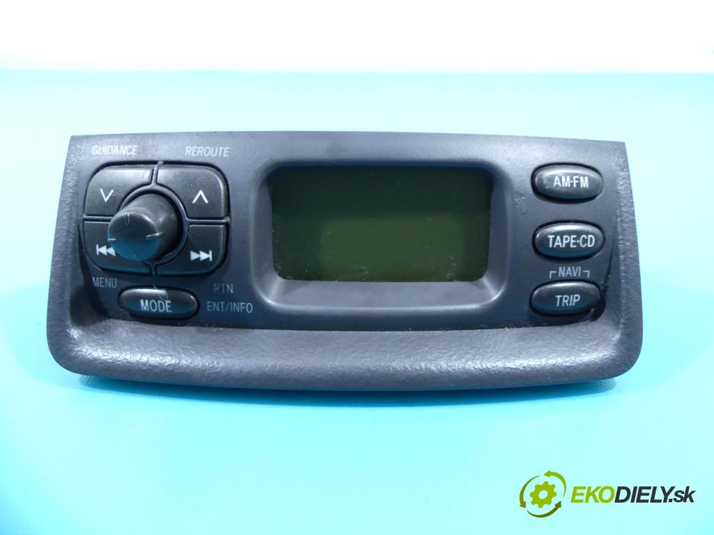 Toyota Yaris I 1999-2005 1.0 VVTi 68 HP manual 50 kW 998 cm3 3- Zobrazit: 86110-0D021 (Prístrojové dosky, displeje)