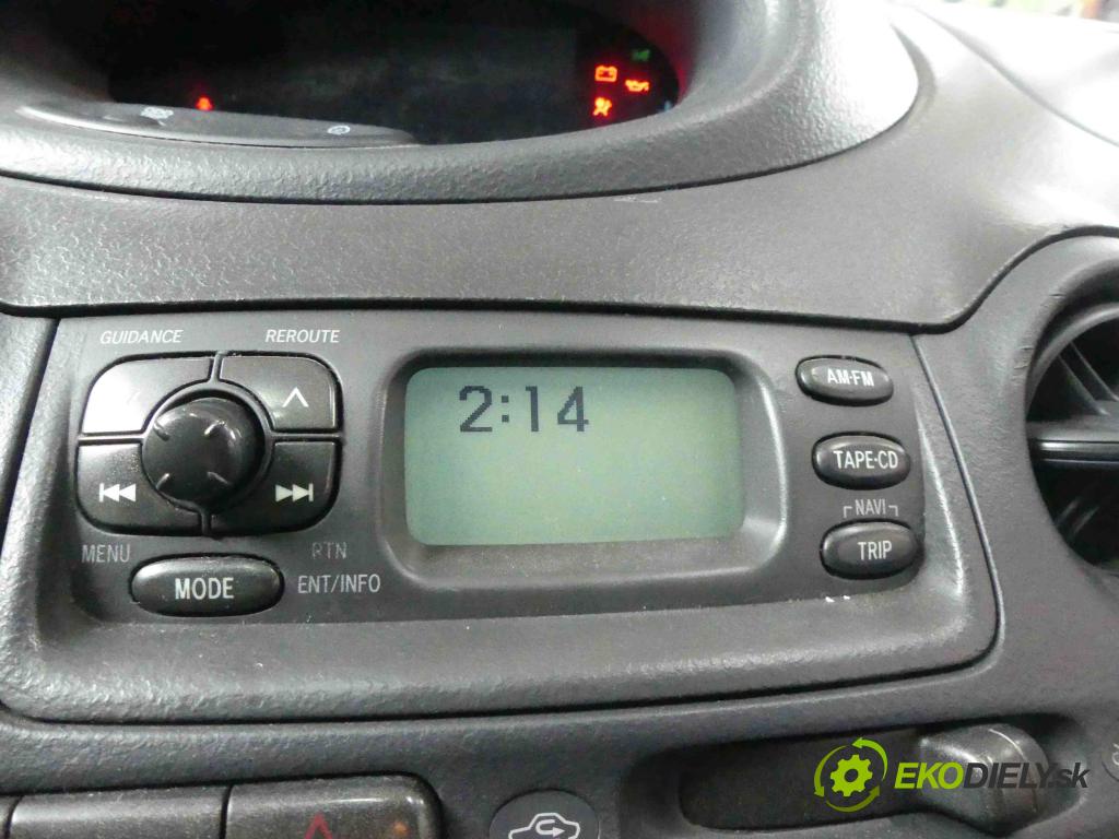 Toyota Yaris I 1999-2005 1.0 VVTi 68 HP manual 50 kW 998 cm3 3- Zobrazit: 86110-0D021 (Prístrojové dosky, displeje)