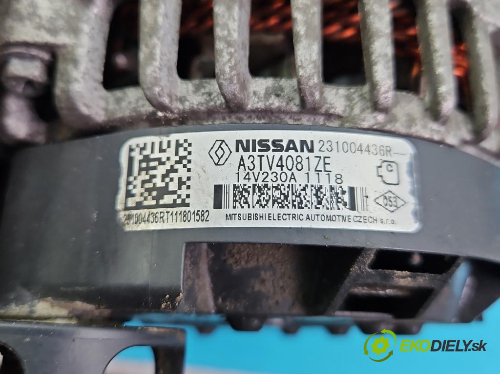 Renault Trafic III 2014 - 2.0 dci 145 hp manual 107 kW 1997 cm3 5- Alternator 231004436R (Alternátory)