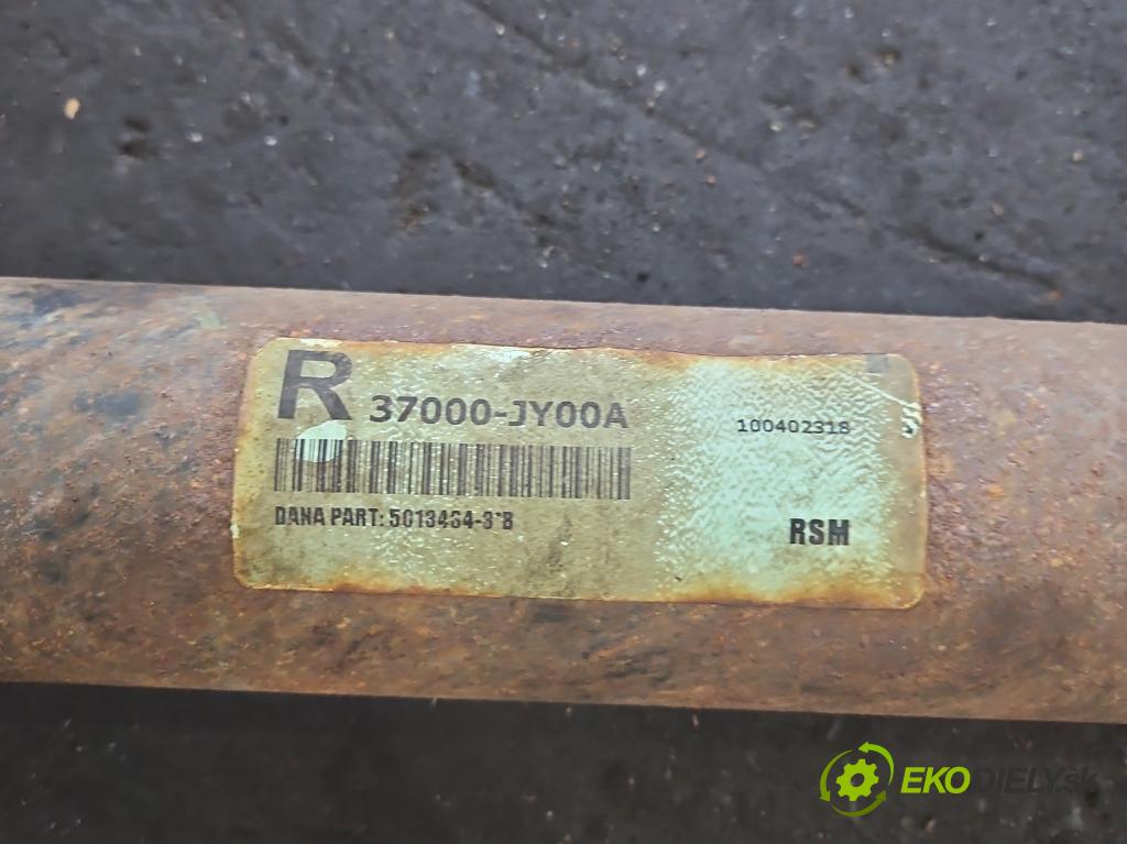 Renault Koleos I 2008-2016 2.0 dci 150 HP manual 110 kW 1995 cm3 5- Hřídel: 37000-JY00A (Kardaňové hriadele)