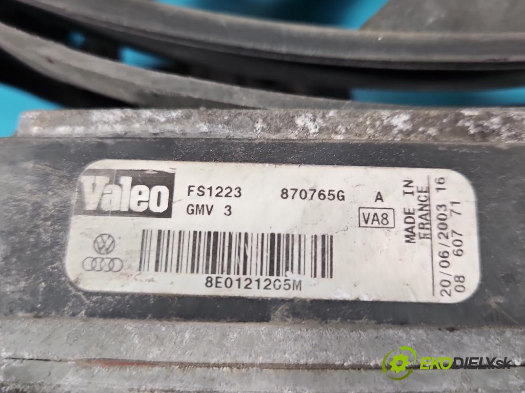 Audi A4 B6 2000-2004 2.0 20V 131 HP manual 96 kW 1984 cm3 4- Ventilátor chladiča 8E0121205M