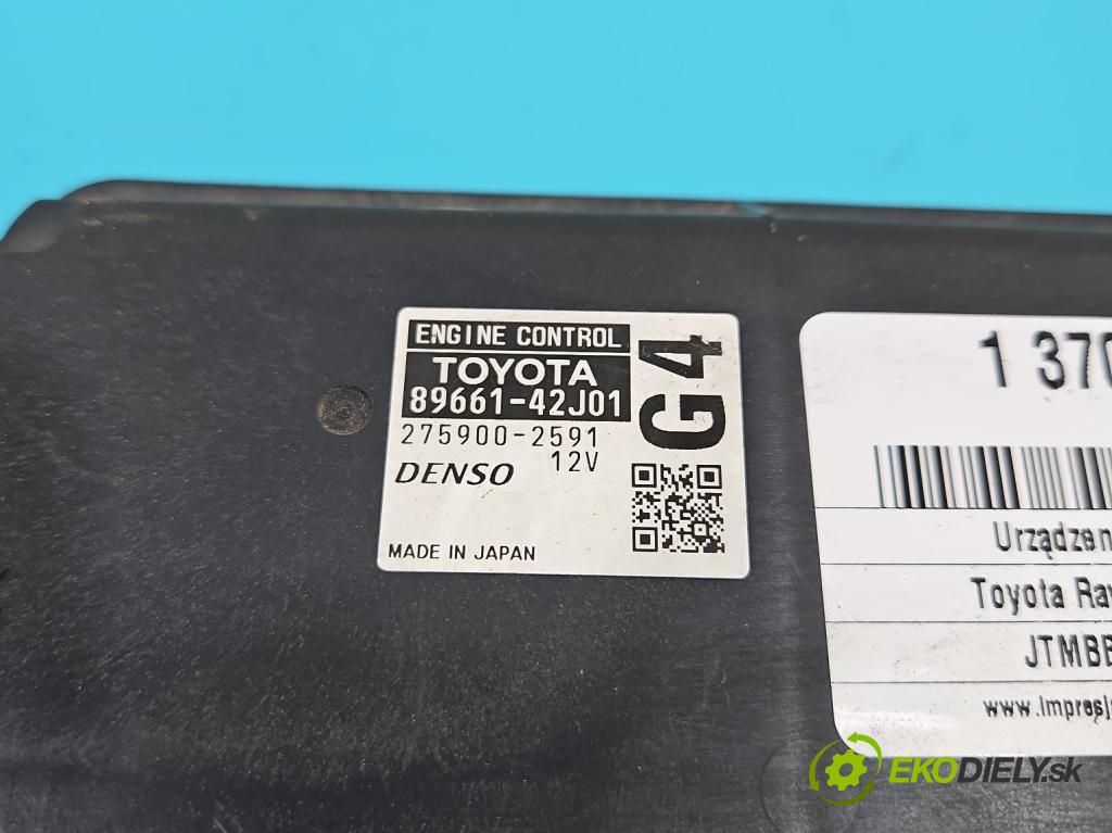 Toyota Rav4 III 2005-2012 2.2 D-CAT 177 hp manual 130 kW 2231 cm3 5- řídící jednotka motoru 89661-42J01