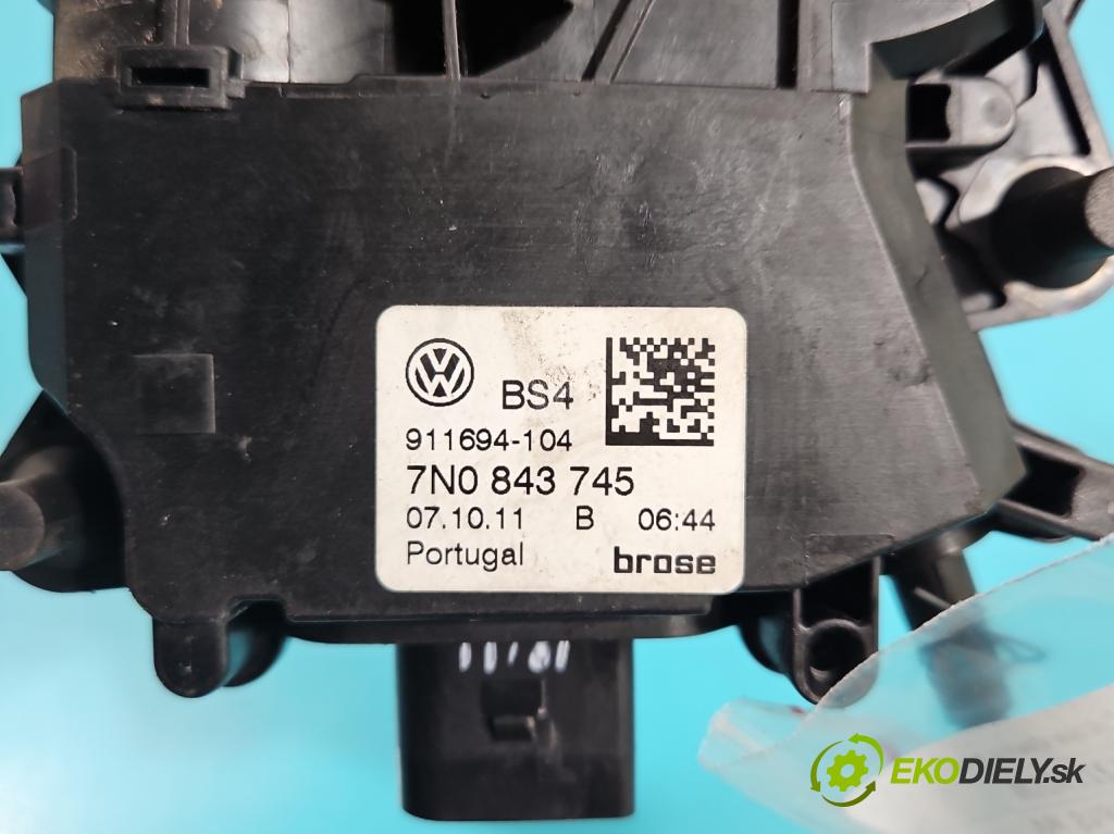 Vw Sharan II 2010-2022 2.0 tdi 170 hp automatic 125 kW 1968 cm3 5- zámek zadní pravý 7N0843745