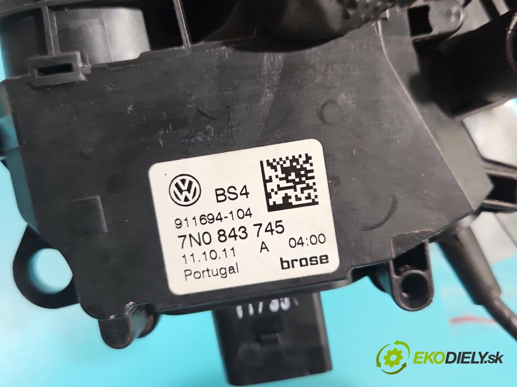 Vw Sharan II 2010-2022 2.0 tdi 170 hp automatic 125 kW 1968 cm3 5- zámek zadní levý 7N0843745