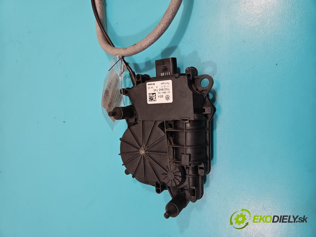 Vw Sharan II 2010-2022 2.0 tdi 170 hp automatic 125 kW 1968 cm3 5- zámek zadní levý 7N0843745