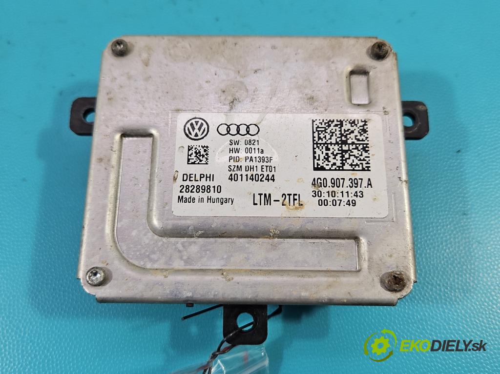 Vw Sharan II 2010-2022 2.0 tdi 170 HP automatic 125 kW 1968 cm3 5- střídač: xenon 4G0907397A (Riadiace jednotky xenónu)