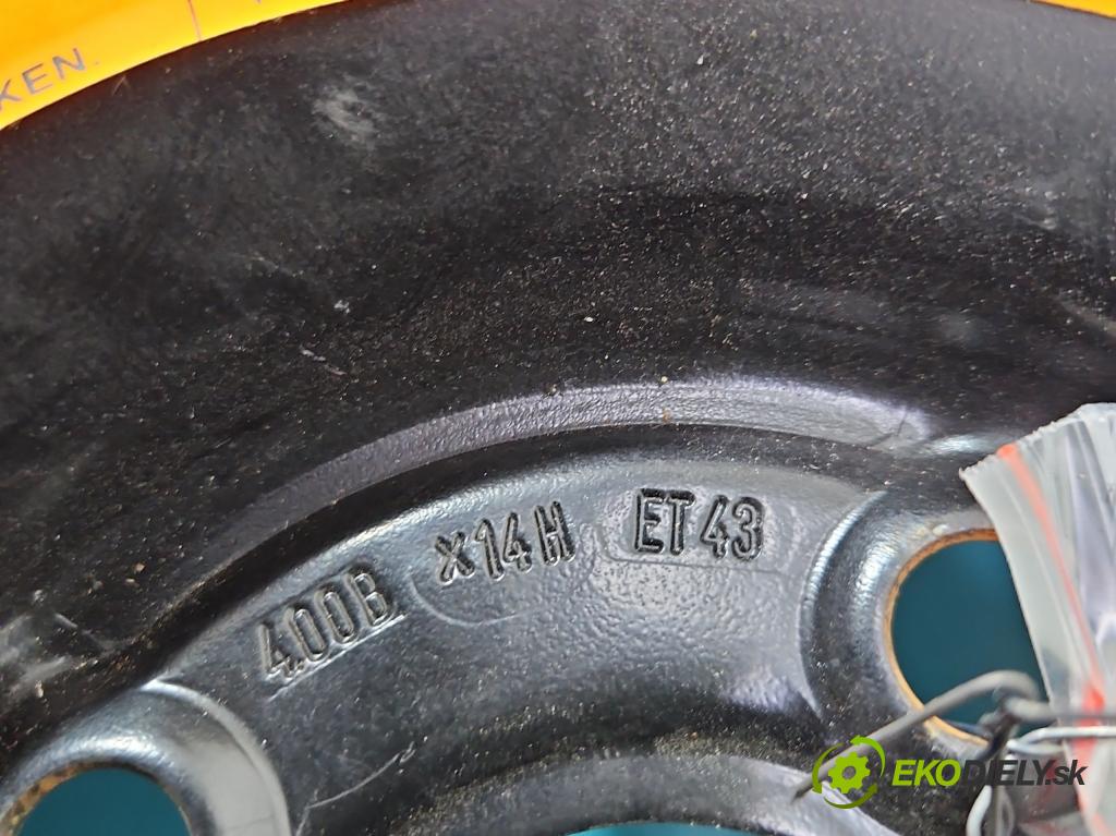 Fiat Punto II 1999-2010 1.2 60 hp manual 44 kW 1242 cm3 5- kolo náhradní 14