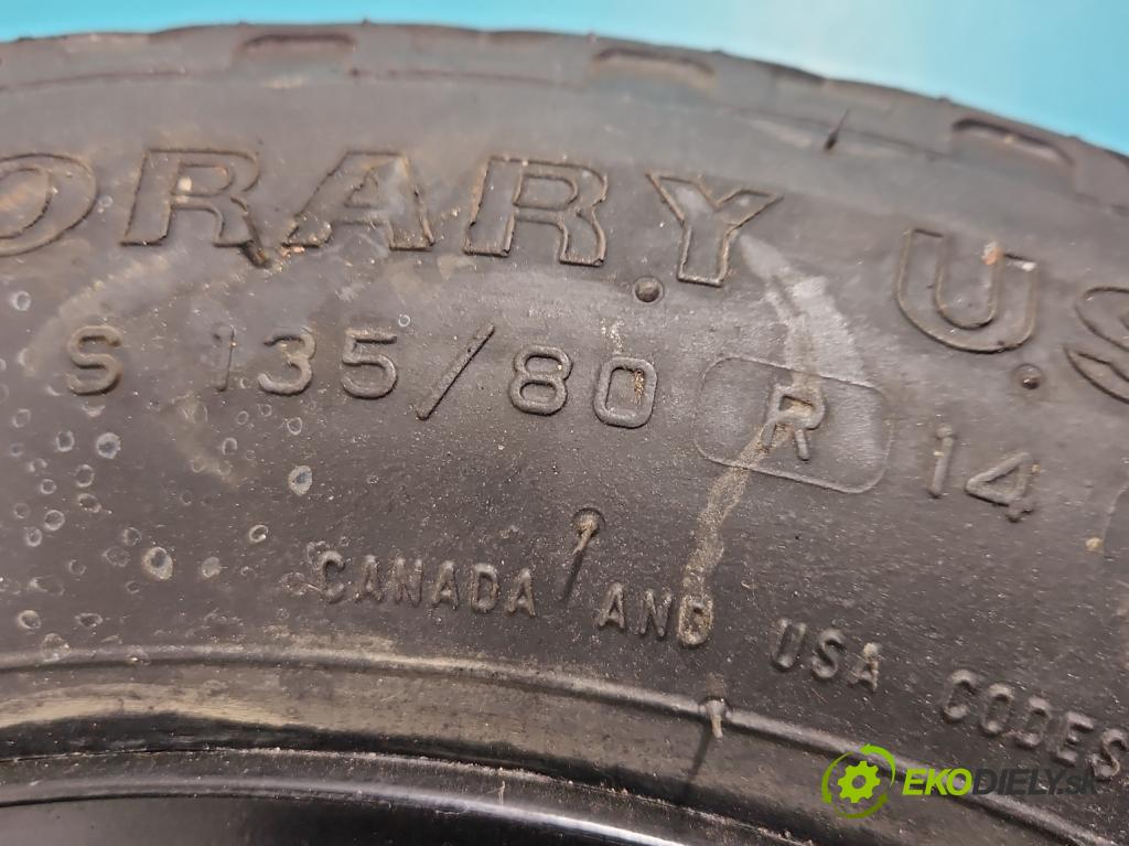 Fiat Punto II 1999-2010 1.2 60 hp manual 44 kW 1242 cm3 5- kolo náhradní 14