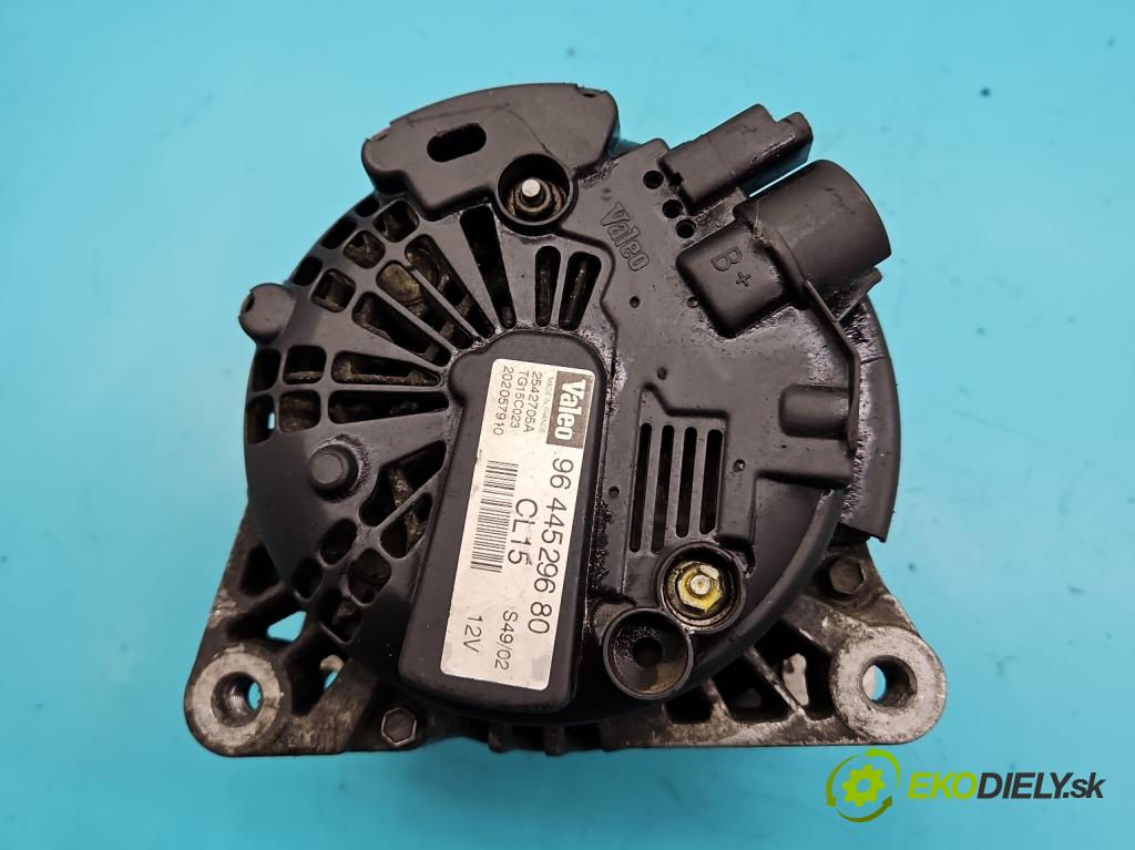 Peugeot Partner I 1996-2008 1.9d 69KM manual 51 kW 1868 cm3 5- Alternator 9644529680 (Alternátory)