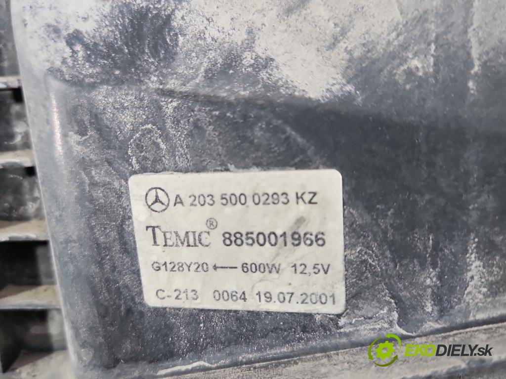 Mercedes C W203 2000-2007 2,2.0 cdi 143 HP automatic 105 kW 2148 cm3 4- Ventilátor chladiča 377683