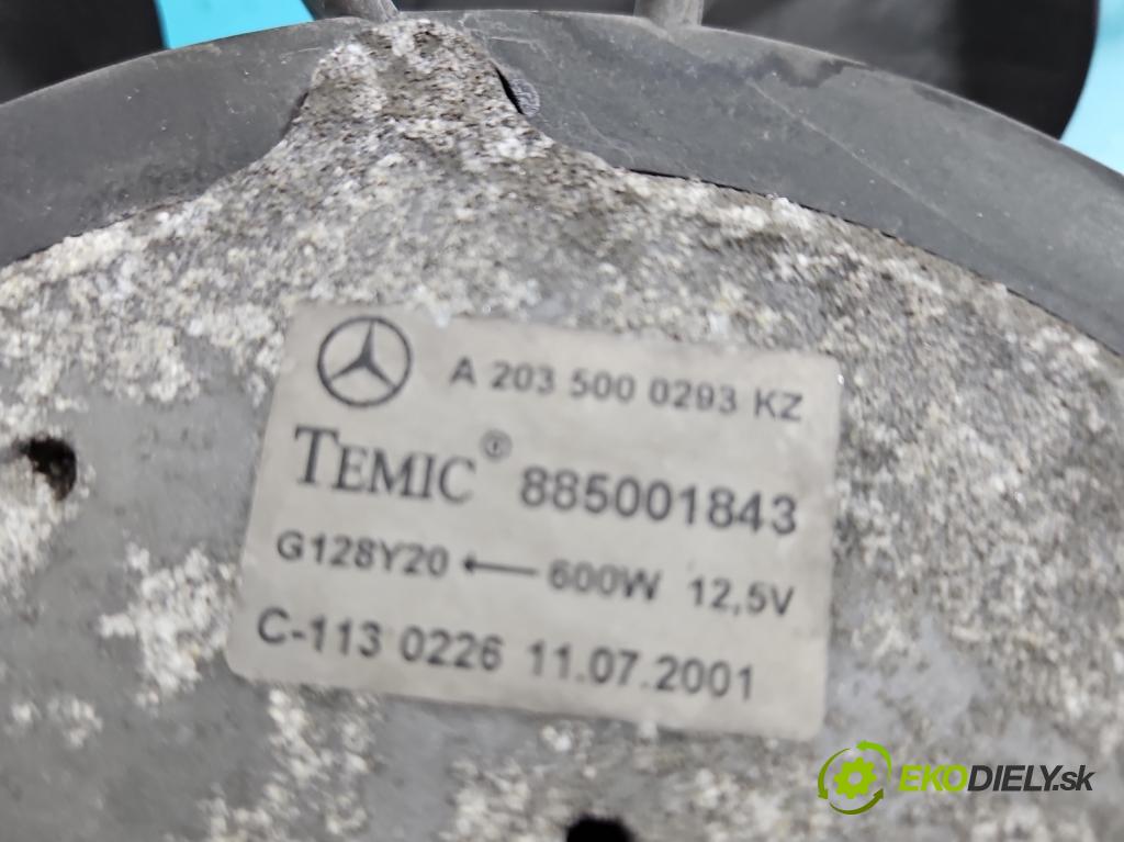 Mercedes C W203 2000-2007 2,2.0 cdi 143 HP automatic 105 kW 2148 cm3 4- Ventilátor chladiča 377683