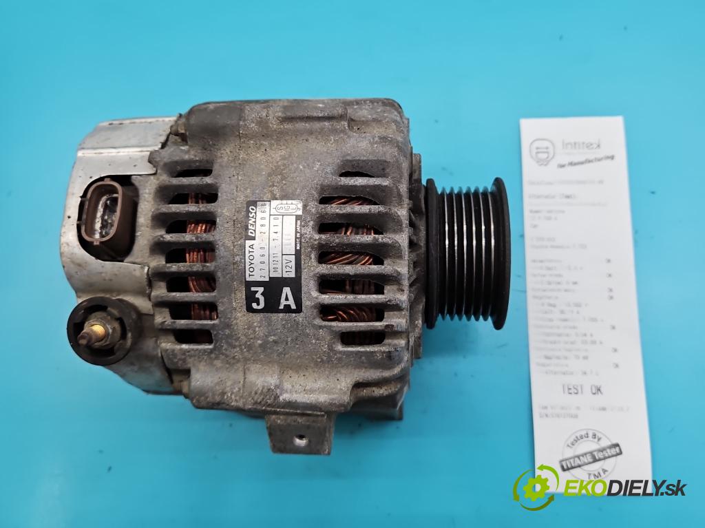 Toyota Avensis I T22 1997-2003 2.0 vvti 150 hp manual 110 kW 1998 cm3 5- Alternator 27060-28060 (Alternátory)