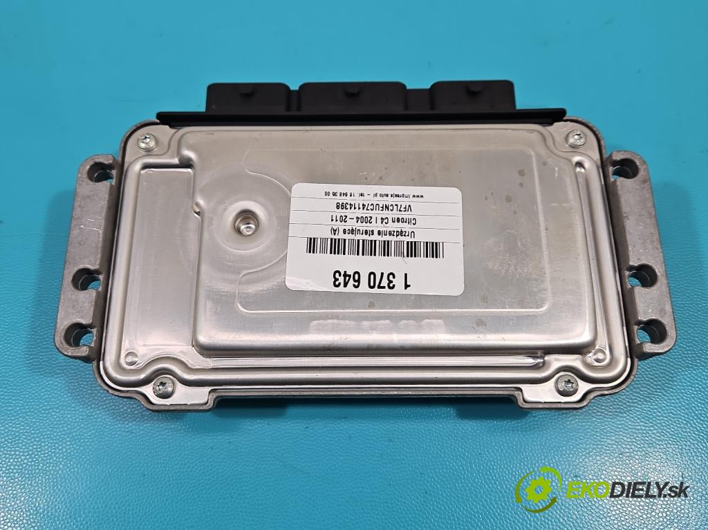 Citroen C4 I 2004-2011 1.6 16V 109 hp manual 80 kW 1587 cm3 5- řídící jednotka motoru 0261208491
