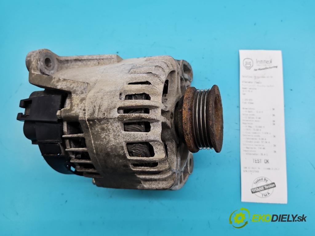 Fiat Albea 1.2 16V 80 HP manual 59 kW 1242 cm3 4- Alternator  (Alternátory)