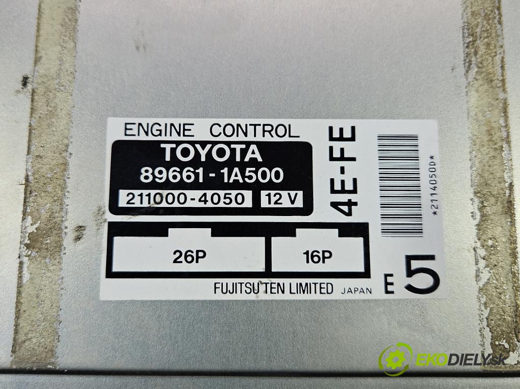 Toyota Corolla E10 1,4.0 16V 75 hp manual 55 kW 1332 cm3 5- řídící jednotka motoru 89661-1A500