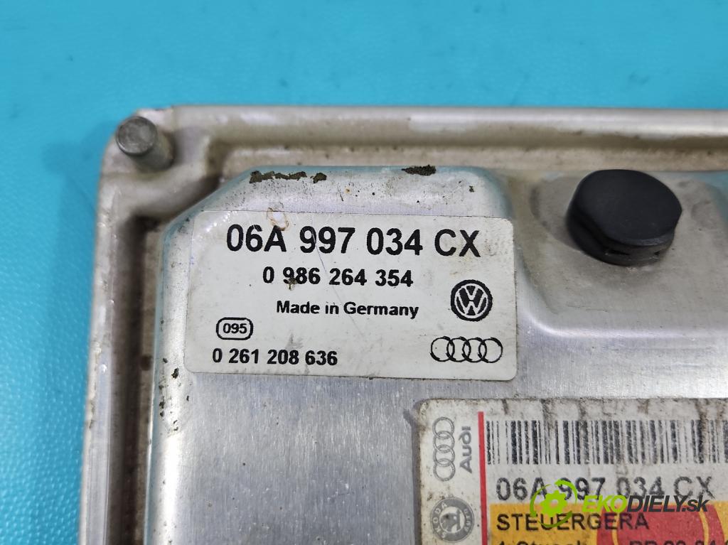 Audi A3 8L 1996-2003 1.8 T 150 hp automatic 110 kW 1781 cm3 3- řídící jednotka motoru 06A997034CX