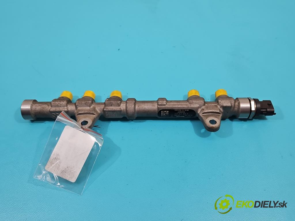 Fiat Doblo II 2010- 1,3.0 jtd 90 HP manual 66 kW 1248 cm3 5- lišta vstrekovacia 0445214217 (Vstrekovacie lišty)