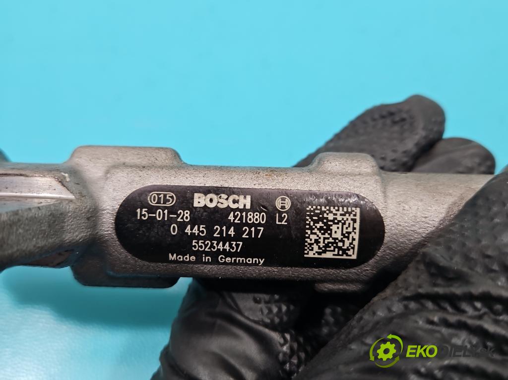 Fiat Doblo II 2010- 1,3.0 jtd 90 HP manual 66 kW 1248 cm3 5- lišta vstrekovacia 0445214217 (Vstrekovacie lišty)