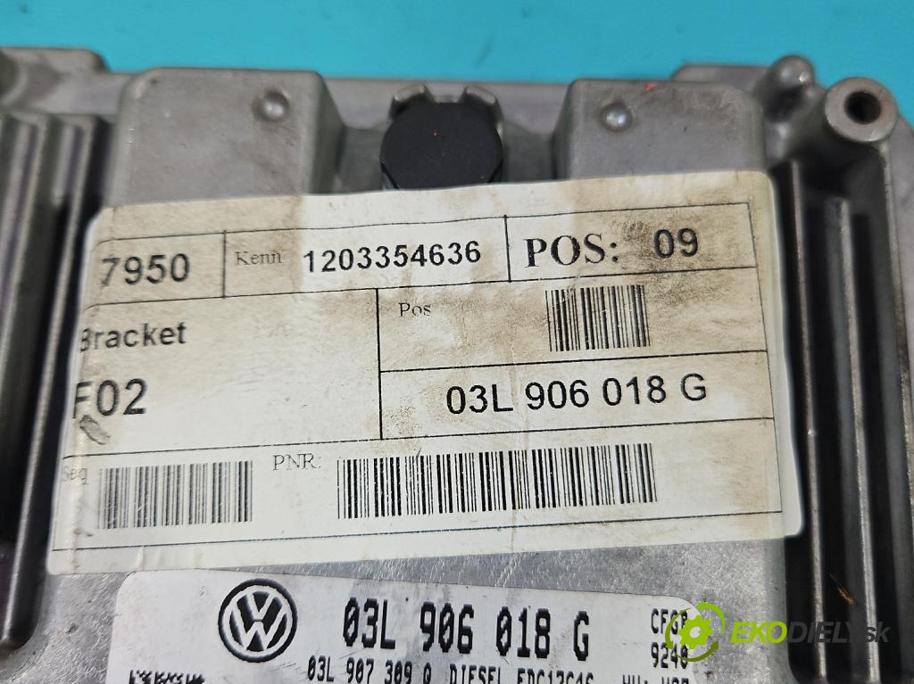 Vw Sharan II 2010-2022 2.0 tdi 170 hp automatic 125 kW 1968 cm3 5- řídící jednotka motoru 03L906018G