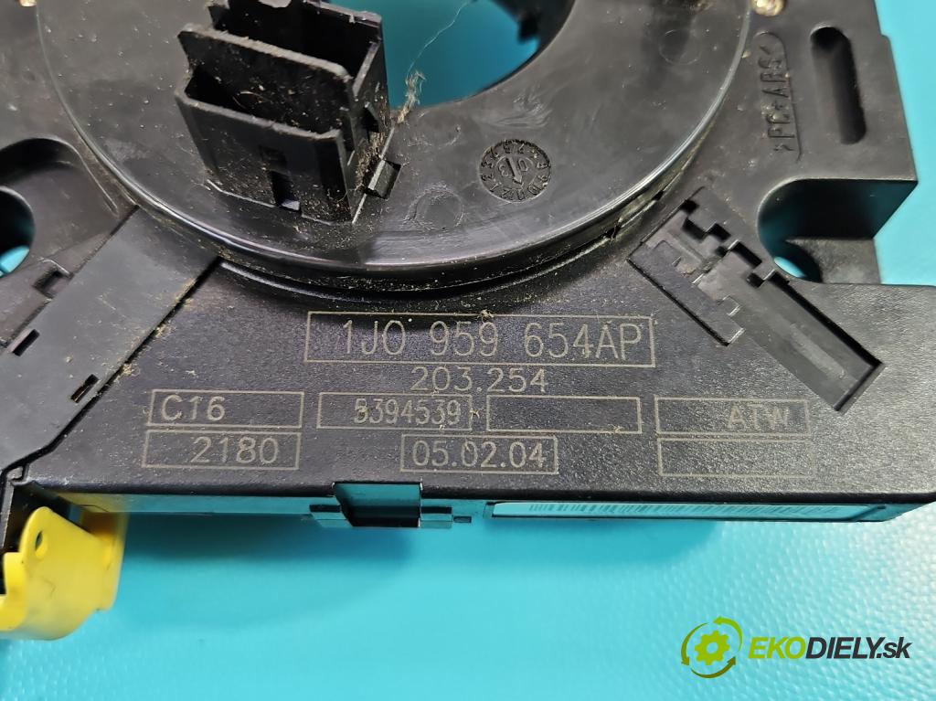 Vw Passat B5 1995-2005 1.9 tdi 131 HP manual 96 kW 1896 cm3 5- Páska: airbag 1J0959654AP (Airbagy)