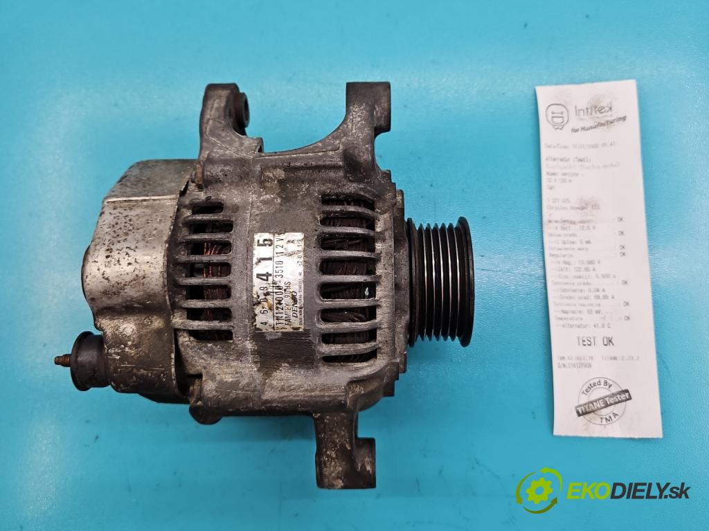 Chrysler Voyager III 1995-2000 2.0 16V 133 HP manual 98 kW 1995 cm3 5- Alternator 121000-3510 (Alternátory)