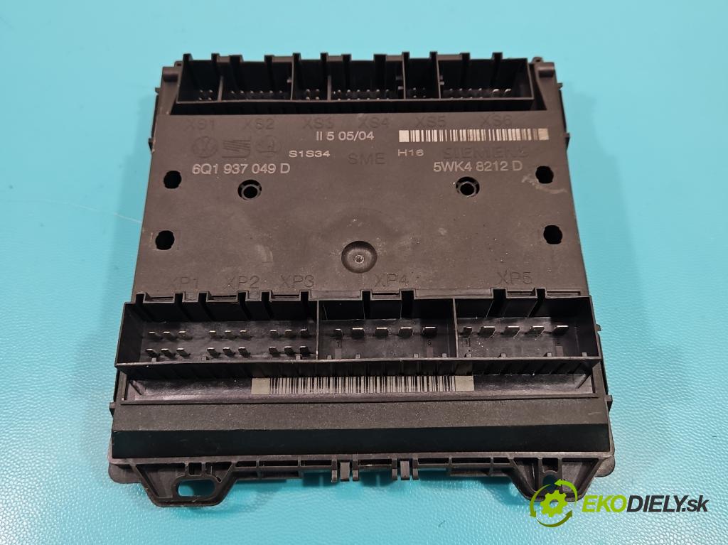 Seat Ibiza III 6L 2002-2008 1.4 16V 75 HP manual 55 kW 1390 cm3 5- riadiaca jednotka ostatné 6Q1937049D